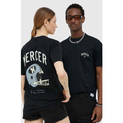 Mercer Amsterdam Bavlněné tričko černá