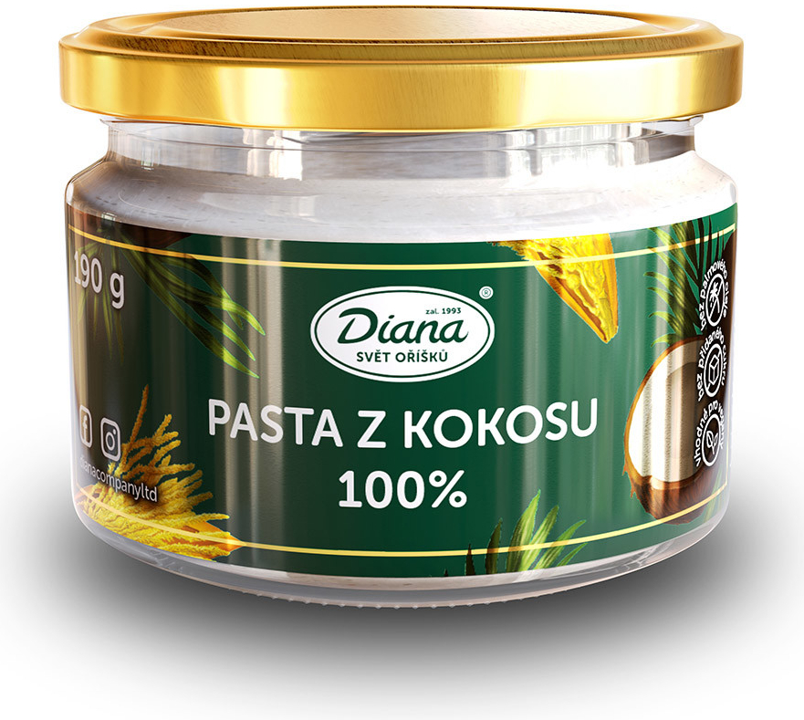 Diana Company Pasta z kokosu 190 g od 102 Kč - Heureka.cz