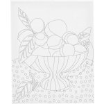 Creative Malířské plátno s předtiskem 24x30 cm MÍSA S OVOCEM – Hledejceny.cz