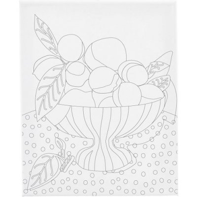 Creative Malířské plátno s předtiskem 24x30 cm MÍSA S OVOCEM – Hledejceny.cz
