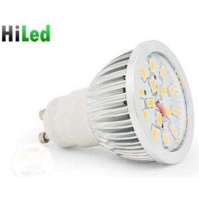 HiLed LED žárovka GU10 7W SMD 5630 studená bílá – Zboží Živě