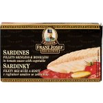 Franz Josef Kaiser Sardinky filety v rajčatové omáčce se zeleninou 90 g – Hledejceny.cz