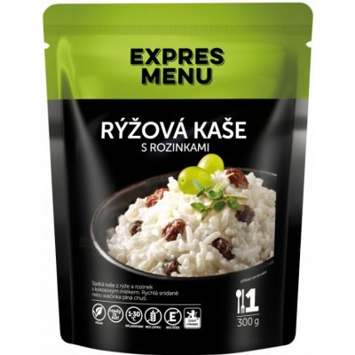 EXPRES MENU Rýžová kaše s rozinkami 300 g – Sleviste.cz