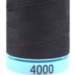 Bavlněné nitě 400 m Etiketní č.50 Triana Amann Varianta: 4000 Black, Balení: 5 ks – Zboží Mobilmania