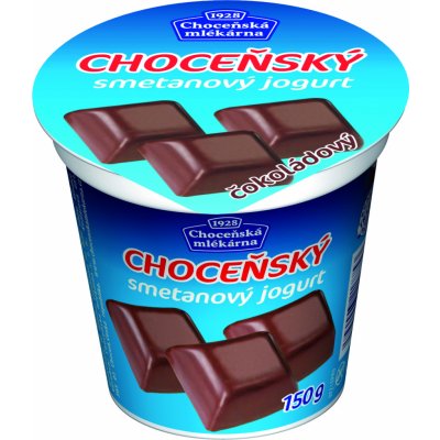 Choceňská mlékárna Choceňský smetanový jogurt čokoláda 150 g – Zboží Mobilmania