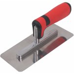 TOPTRADE hladítko nerezové, s pogumovanou rukojetí, benátské, 200 x 90/80 mm – Zboží Mobilmania