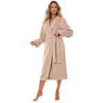 Dámský froté župan Gábina béžový s límcem – Hledejceny.cz