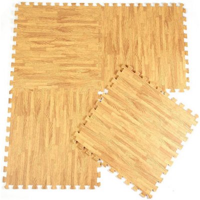 TRINFIT Podložka Fitness Puzzle Mat WOOD / 120x120x1 cm / dřevo – Zboží Dáma TRINFIT Podložka Fitness Puzzle Mat WOOD / 120x120x1 cm / dřevo – Zboží Dáma