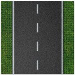 BRIXIES Plus 225.005 Designová podložka na stavění - rovná silnice 25,5 x 25,5 cm – Zboží Mobilmania
