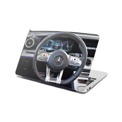 Sablio Samolepka na notebook AMG interiér - 29x20 cm – Zbozi.Blesk.cz