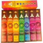 Sandesh SAC Vonné tyčinky Seven Chakras 7 x 5 tyčinek – Hledejceny.cz