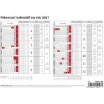 stolní Plánovací karta 21,1cm x 14,8cm, S71-27 2027 – Zboží Mobilmania