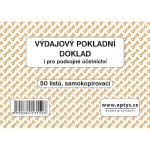 Optys 1083 Výdajový pokladní doklad A6 samopropisovací 100 listů – Zboží Živě
