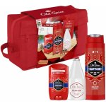 Old Spice Captain sprchový gel a šampon 2 v 1 250 ml + balzám po holení 100 ml + deostick 50 ml + kosmetická taška dárková sada – Sleviste.cz