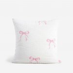 Goldea krep růžové mašličky 30 x 50 cm – Sleviste.cz