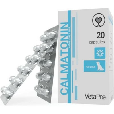Vetapro Calmatonin pro psy proti stresu 20 kapslí – Hledejceny.cz