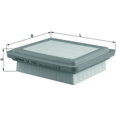 Vzduchový filtr MAHLE LX 1061 – Hledejceny.cz