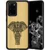 Pouzdro a kryt na mobilní telefon Samsung PROTEMIO 28232 BAMBOO Dřevěný kryt Samsung Galaxy S20 Plus ELEPHANT (086)