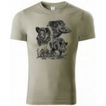 Tričko E-myslivost Myslivecké pánské rodina divočáků – Zbozi.Blesk.cz