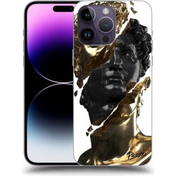 Pouzdro Picasee ULTIMATE CASE Apple iPhone 14 Pro Max - Black Gold