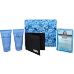 Versace Eau Fraiche Man EDT 100 ml + voda po holení 50 ml + sprchový gel 50 ml + peněženka dárková sada – Zboží Dáma