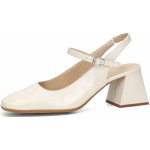 Wonders dámské kožené lodičky s otevřenou patou bílé – Sleviste.cz