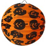 Lampion 25cm kulatý dýně potisk LUMA – Sleviste.cz