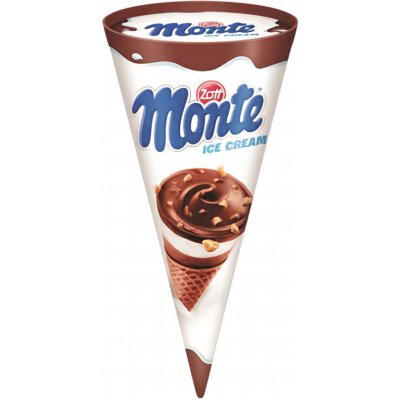 Zott Monte Čokoládový zmrzlinový kornout 120ml