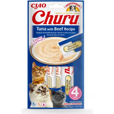 Churu Cat Tuna with Beef 4 x 14 g – Sleviste.cz