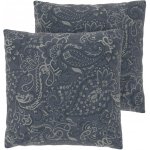 LIVARNO z mikrovláknitého saténu paisley/šedá 50 x 60 cm 2 ks – Zboží Dáma