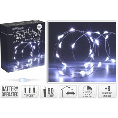 MAKRO MA 662529 led řetěz 80xled led bílá – Zboží Mobilmania