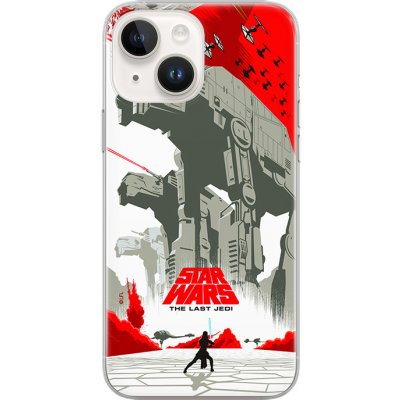 Pouzdro AppleMix STAR WARS Apple iPhone 14 - Poslední z Jediů - bitevní pole - gumové – Zboží Mobilmania