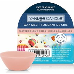 Yankee Candle Watercolour Skies vonný vosk do aromalampy 22 g