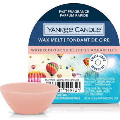 Yankee Candle Watercolour Skies vonný vosk do aromalampy 22 g – Zboží Mobilmania