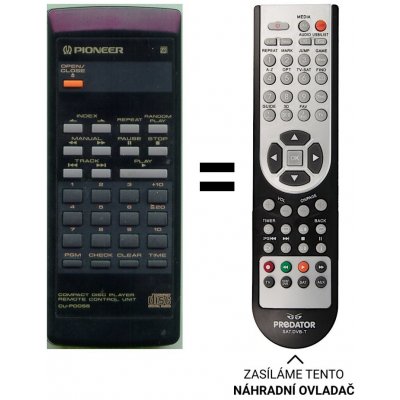 Dálkový ovladač Predátor Pioneer CU-PD055, CU-PD54, CU-PD45, CU-PD46 – Zboží Živě