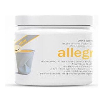 Allegra DRINK NEW 200 g instantní směsi -pomeranč