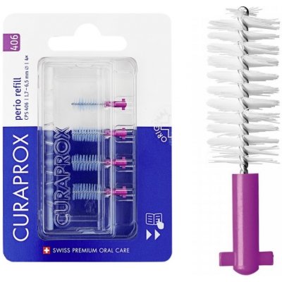 Curaprox CPS 406 Perio Plus refill mezizubní kartáčky 4 ks – Sleviste.cz