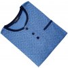 Pánské pyžamo C-lemon AL3359.T pánská noční košile modrá