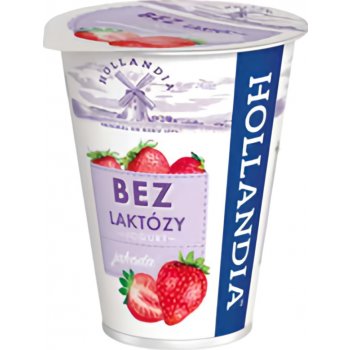 Hollandia Bez laktózy Krémový jogurt jahoda 180 g