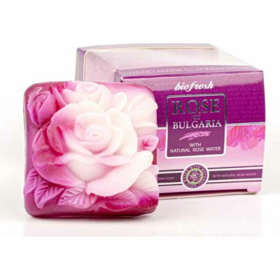 Biofresh Rose of Bulgaria ručně vyráběné glycerínové mýdlo 70 g – Sleviste.cz