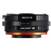 Předsádka a redukce K&F Concept Nikon NIK(G)-FX PRO high precision lens adapter