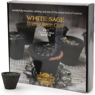 Aromatika Vonná pryskyřice pro vykuřování Bílá šalvěj 12 ks – Zboží Dáma