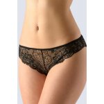 Gina tanga boková úzký bok bokové s krajkou jednobarevné La Femme 2 15007P černá – Zboží Dáma