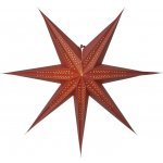 Star trading Vánoční papírová hvězda Point, P.60 cm, červená, bez světelného zdroje (083-00) – Zboží Mobilmania