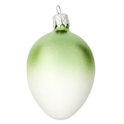 Velikonoční vajíčko polomáčené zelené 6x4 cm Nastrom – Hledejceny.cz