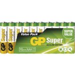 GP Super Alkaline AAA 10ks 1013100102 – Zboží Mobilmania