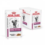Royal Canin Veterinary Diet Cat Renal with Fish Feline 12 x 85 g – Sleviste.cz