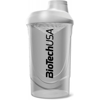 BioTech USA shaker Wave – čirá 600 ml – Zbozi.Blesk.cz