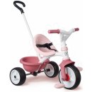 Smoby s volnoběhem Be Move Tricycle Pink s vodicí tyčí a EVA koly růžová