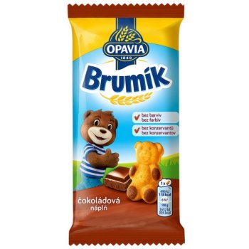 Opavia Bebe Brumík s čokládovou náplní, 30 g